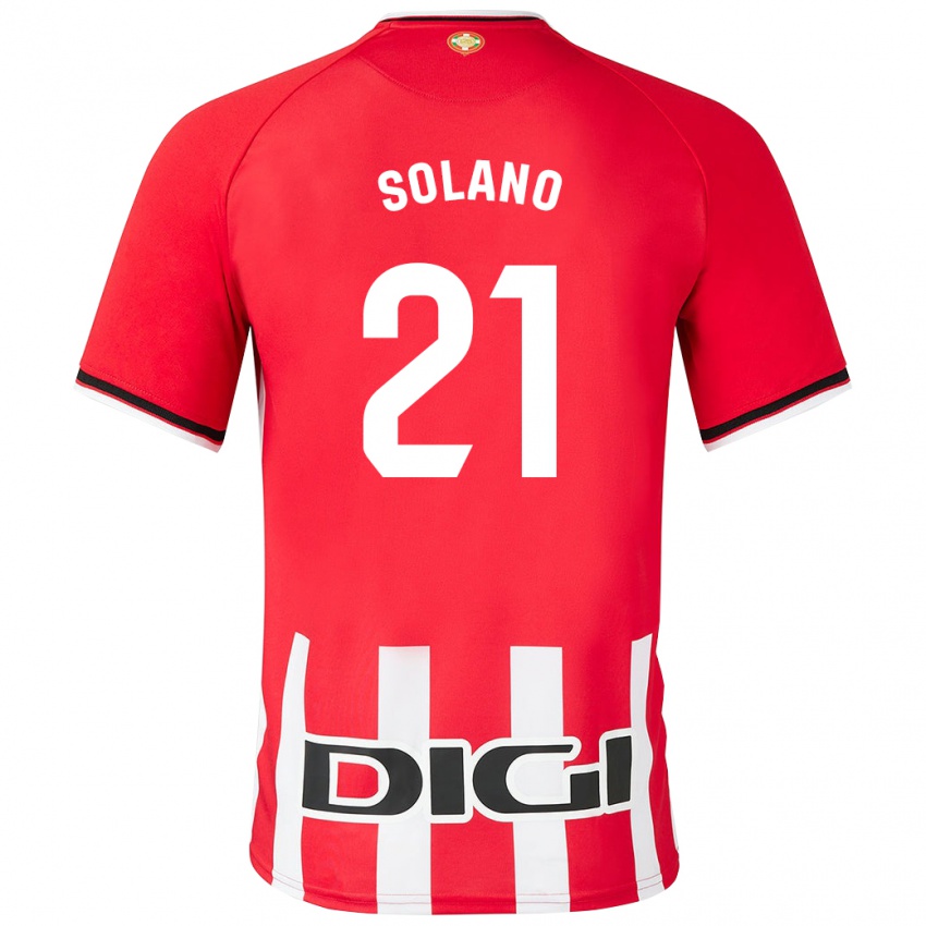 Herren Bibiane Schulze-Solano #21 Rot Heimtrikot Trikot 2023/24 T-Shirt Österreich