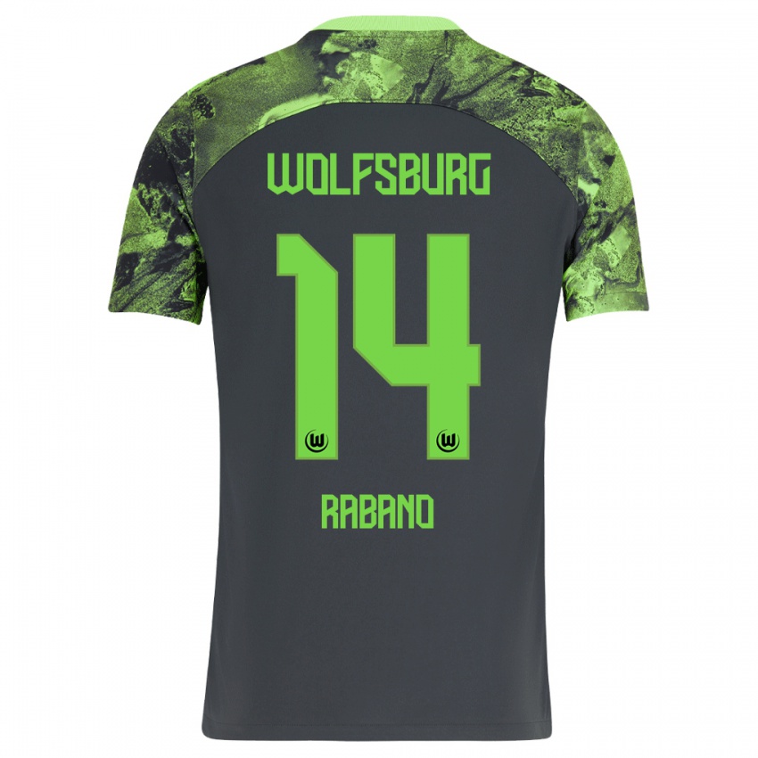 Herren Nuria Rabano #14 Dunkelgrau Auswärtstrikot Trikot 2023/24 T-Shirt Österreich