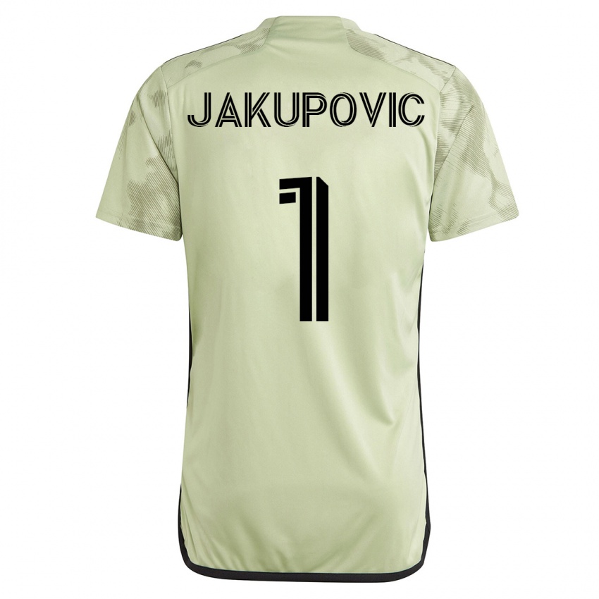 Herren Eldin Jakupovic #1 Grün Auswärtstrikot Trikot 2023/24 T-Shirt Österreich