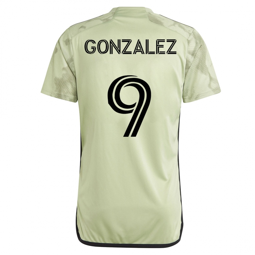 Herren Mario Gonzalez #9 Grün Auswärtstrikot Trikot 2023/24 T-Shirt Österreich