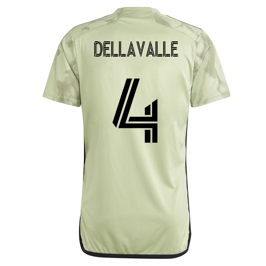 Herren Lorenzo Dellavalle #4 Grün Auswärtstrikot Trikot 2023/24 T-Shirt Österreich