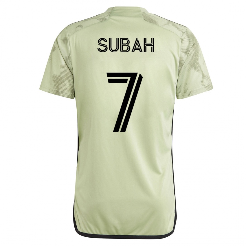 Herren Yekeson Subah #7 Grün Auswärtstrikot Trikot 2023/24 T-Shirt Österreich