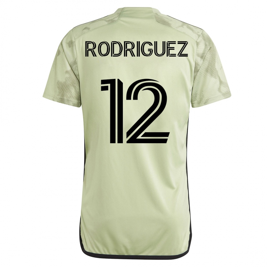 Herren Jeremi Rodriguez #12 Grün Auswärtstrikot Trikot 2023/24 T-Shirt Österreich