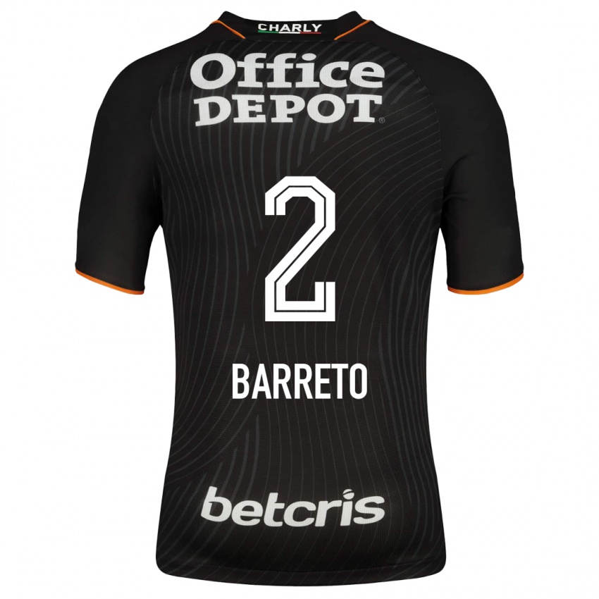 Herren Sergio Barreto #2 Schwarz Auswärtstrikot Trikot 2023/24 T-Shirt Österreich