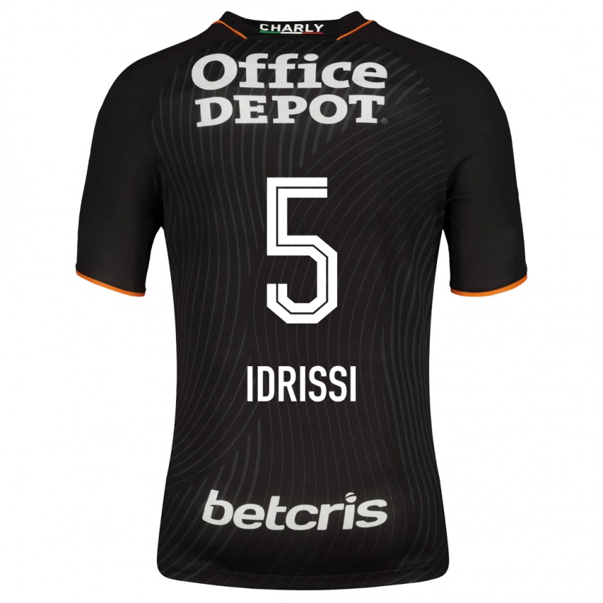 Herren Oussama Idrissi #5 Schwarz Auswärtstrikot Trikot 2023/24 T-Shirt Österreich