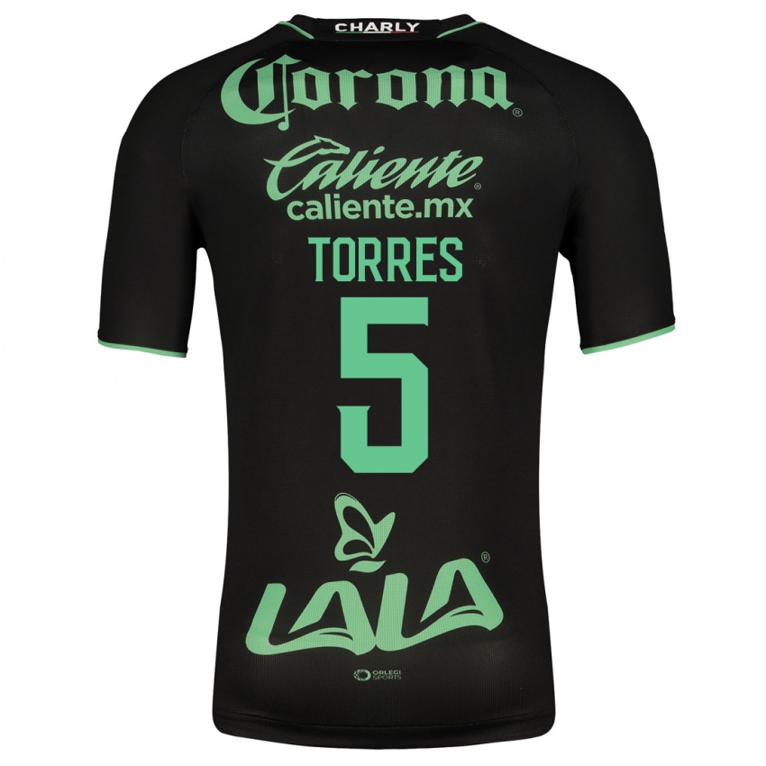 Herren Felix Torres #5 Schwarz Auswärtstrikot Trikot 2023/24 T-Shirt Österreich