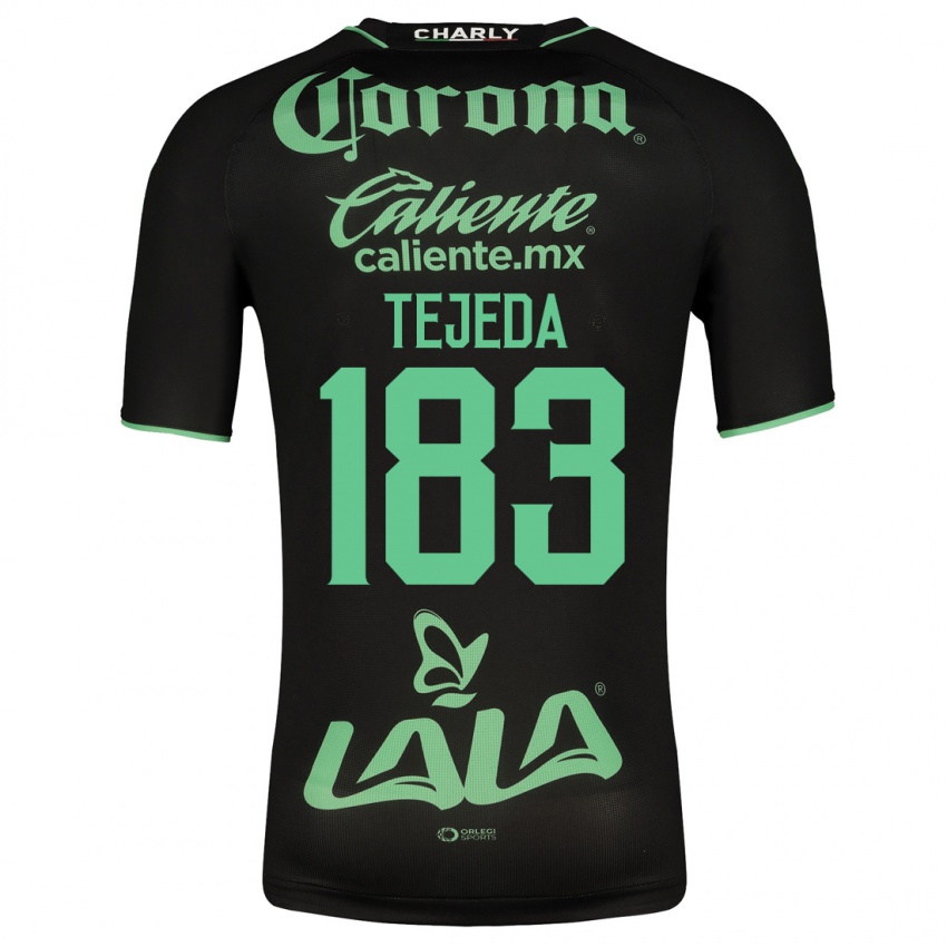 Herren Juan Tejeda #183 Schwarz Auswärtstrikot Trikot 2023/24 T-Shirt Österreich