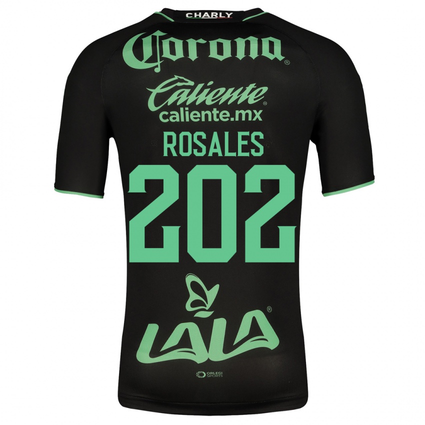 Herren Luis Rosales #202 Schwarz Auswärtstrikot Trikot 2023/24 T-Shirt Österreich