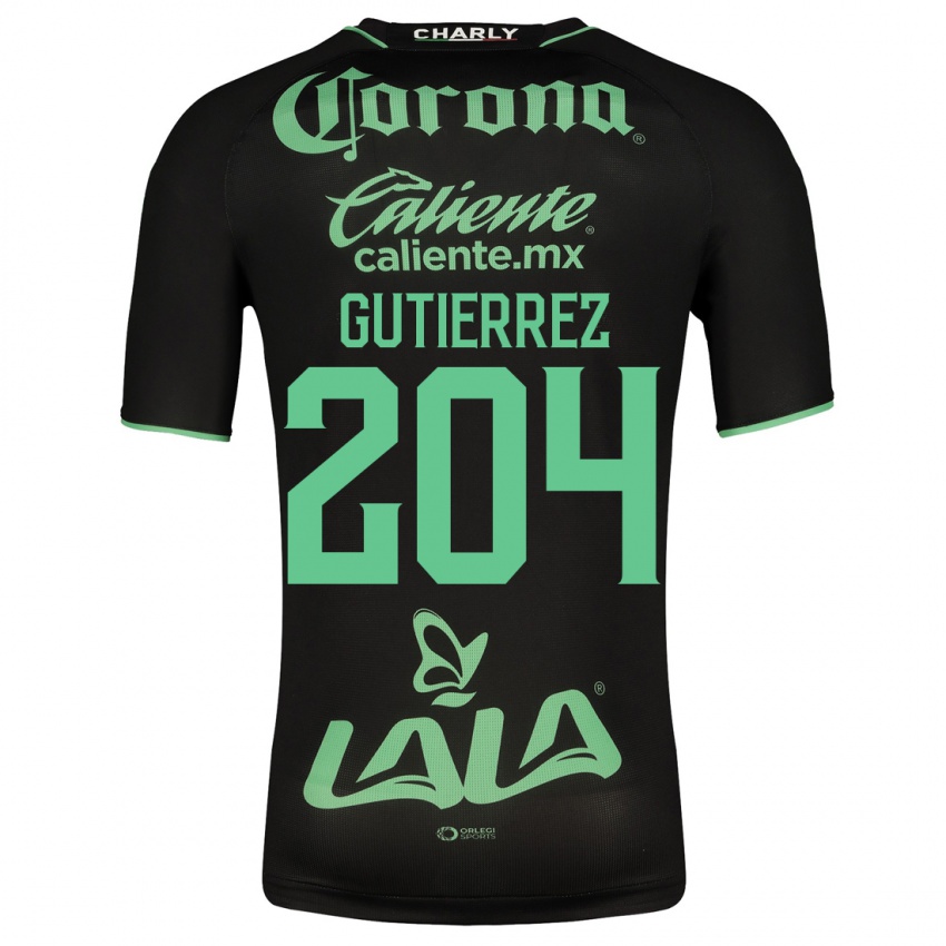 Herren Gabriel Gutiérrez #204 Schwarz Auswärtstrikot Trikot 2023/24 T-Shirt Österreich