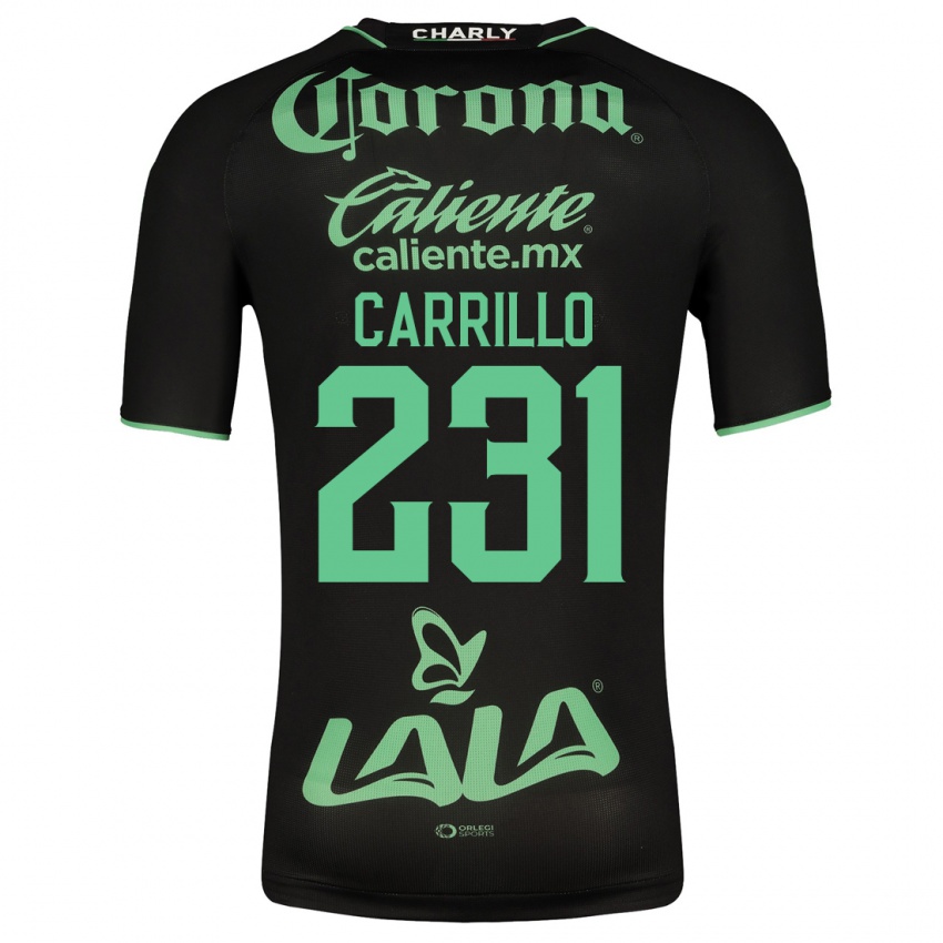 Herren Ángel Carrillo #231 Schwarz Auswärtstrikot Trikot 2023/24 T-Shirt Österreich