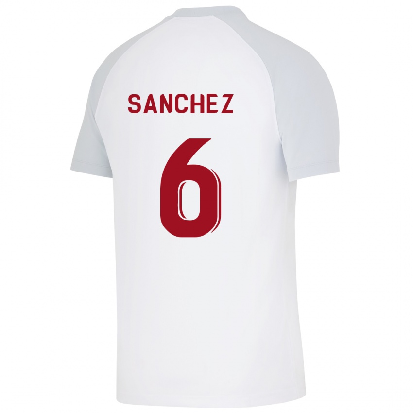 Herren Davinson Sanchez #6 Weiß Auswärtstrikot Trikot 2023/24 T-Shirt Österreich