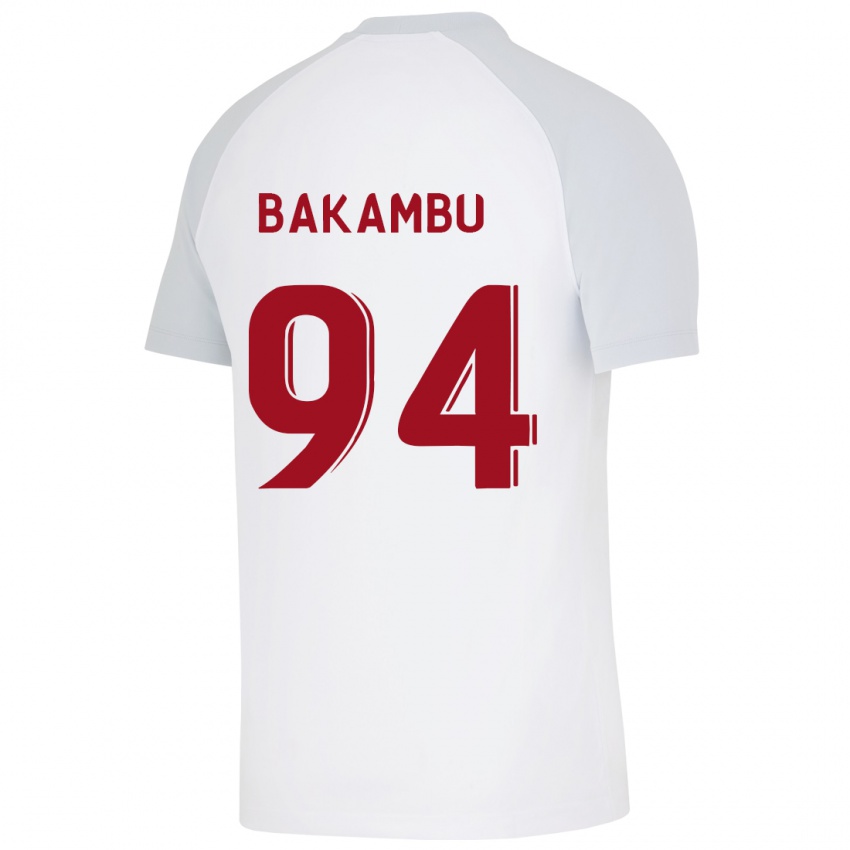 Herren Cedric Bakambu #94 Weiß Auswärtstrikot Trikot 2023/24 T-Shirt Österreich