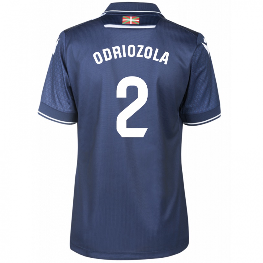 Herren Alvaro Odriozola #2 Marine Auswärtstrikot Trikot 2023/24 T-Shirt Österreich