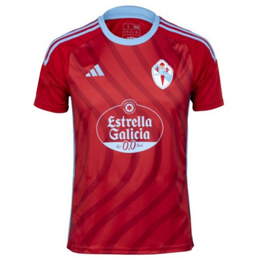 Herren Iago Aspas #10 Rot Auswärtstrikot Trikot 2023/24 T-Shirt Österreich