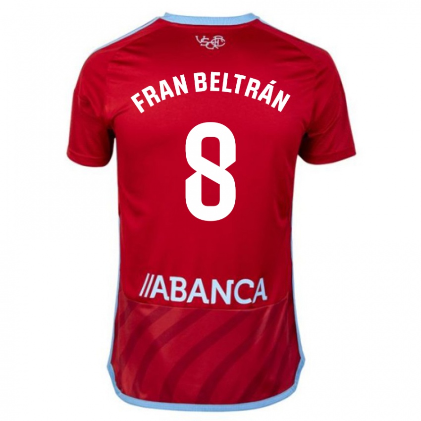 Herren Fran Beltran #8 Rot Auswärtstrikot Trikot 2023/24 T-Shirt Österreich