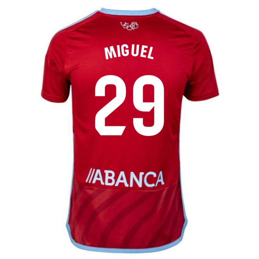 Herren Miguel Rodriguez #29 Rot Auswärtstrikot Trikot 2023/24 T-Shirt Österreich