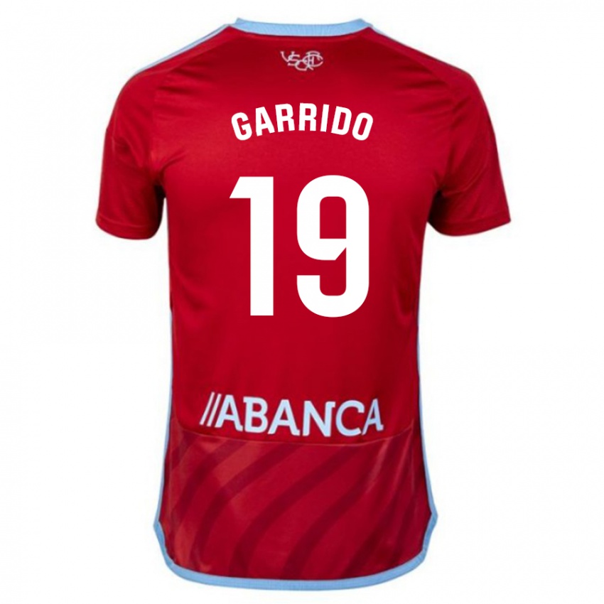 Herren Manu Garrido #19 Rot Auswärtstrikot Trikot 2023/24 T-Shirt Österreich