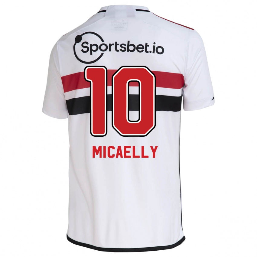 Damen Micaelly #10 Weiß Heimtrikot Trikot 2023/24 T-Shirt Österreich