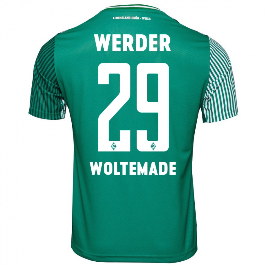Damen Nick Woltemade #29 Grün Heimtrikot Trikot 2023/24 T-Shirt Österreich