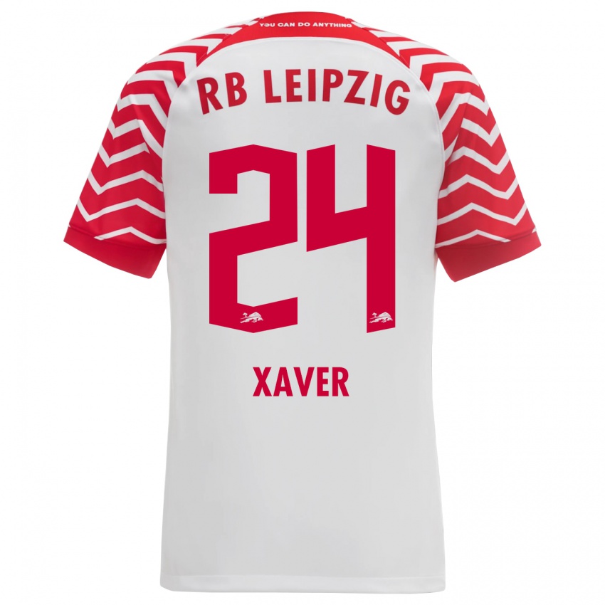 Damen Xaver Schlager #24 Weiß Heimtrikot Trikot 2023/24 T-Shirt Österreich