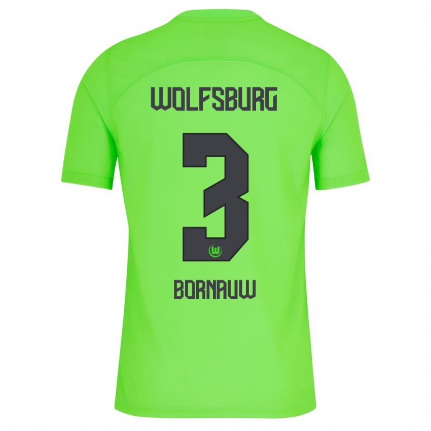 Damen Sebastiaan Bornauw #3 Grün Heimtrikot Trikot 2023/24 T-Shirt Österreich
