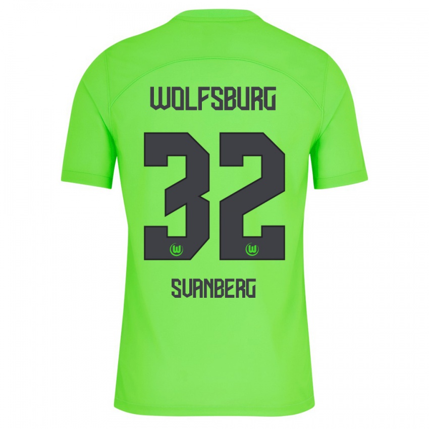 Damen Mattias Svanberg #32 Grün Heimtrikot Trikot 2023/24 T-Shirt Österreich