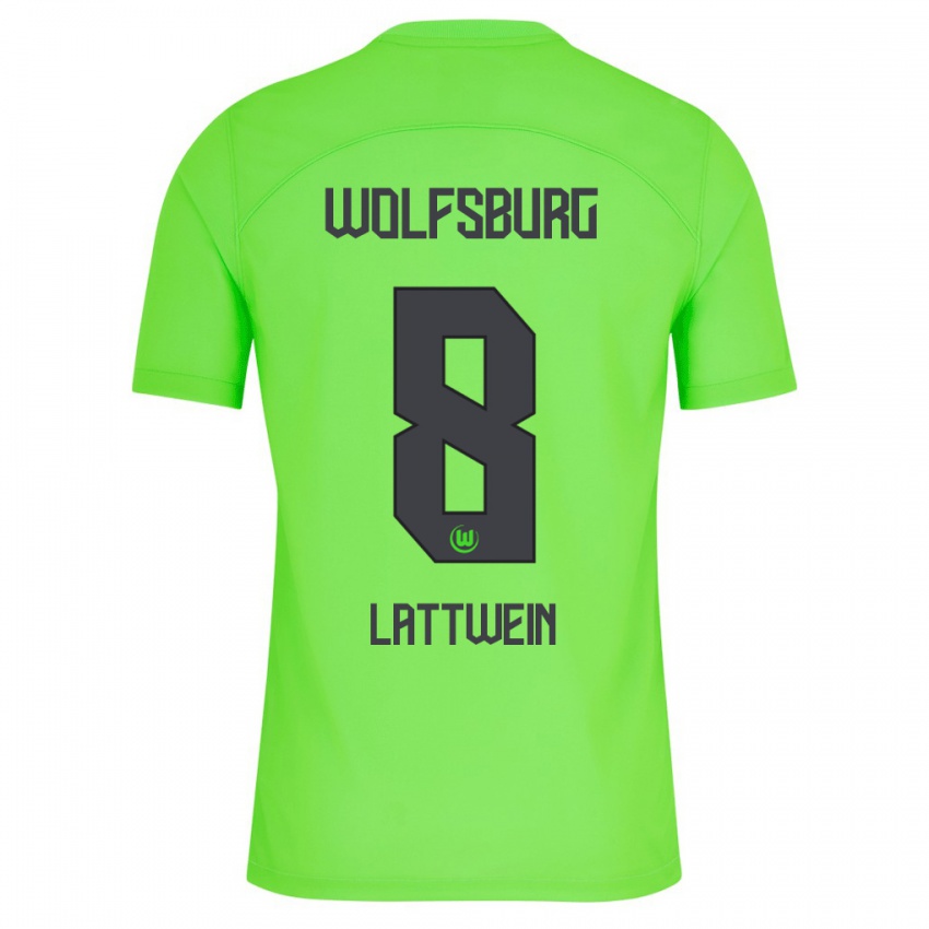 Damen Lena Lattwein #8 Grün Heimtrikot Trikot 2023/24 T-Shirt Österreich