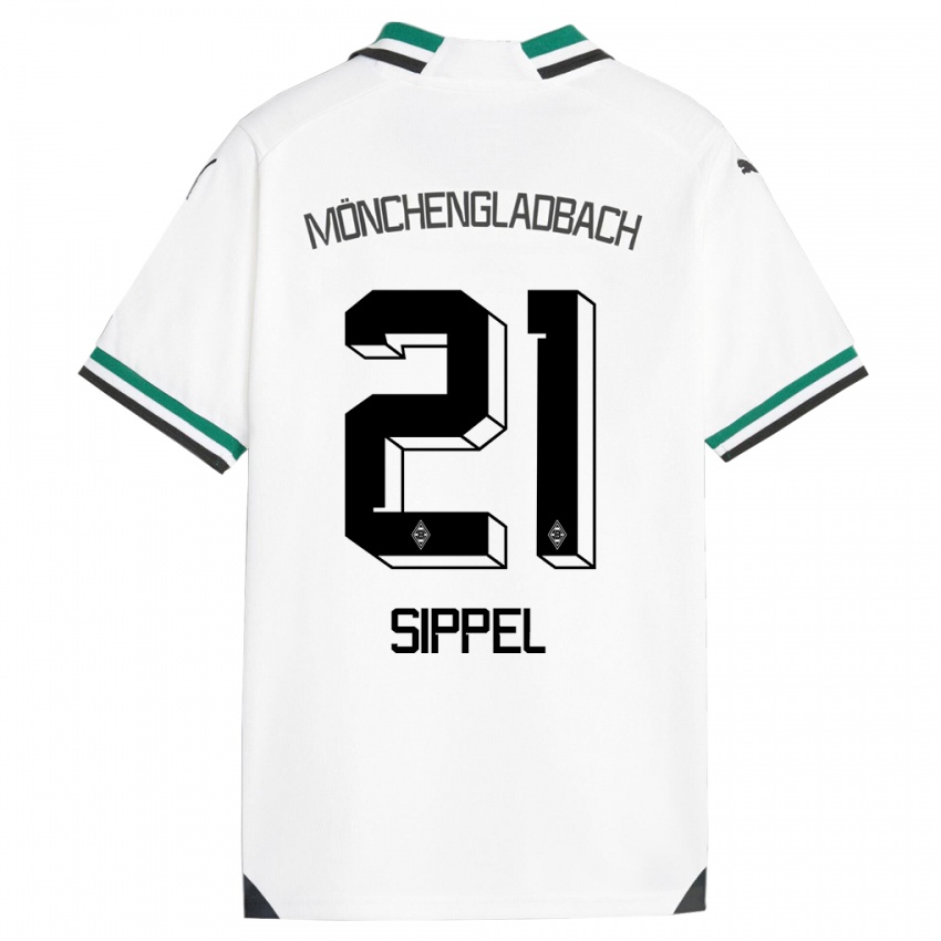 Damen Tobias Sippel #21 Weiß Grün Heimtrikot Trikot 2023/24 T-Shirt Österreich