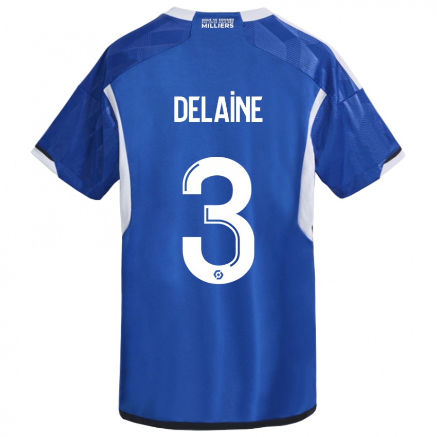 Damen Thomas Delaine #3 Blau Heimtrikot Trikot 2023/24 T-Shirt Österreich