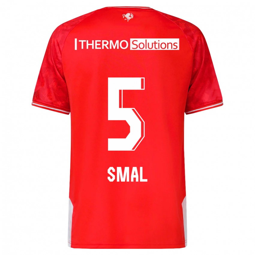 Damen Gijs Smal #5 Rot Heimtrikot Trikot 2023/24 T-Shirt Österreich