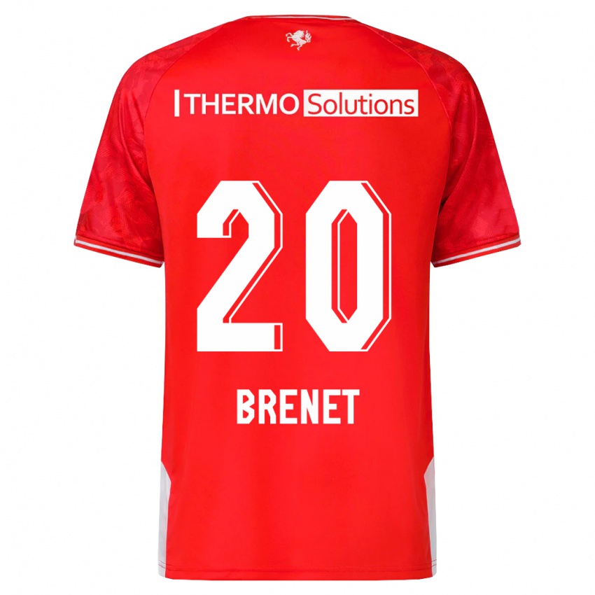 Damen Joshua Brenet #20 Rot Heimtrikot Trikot 2023/24 T-Shirt Österreich