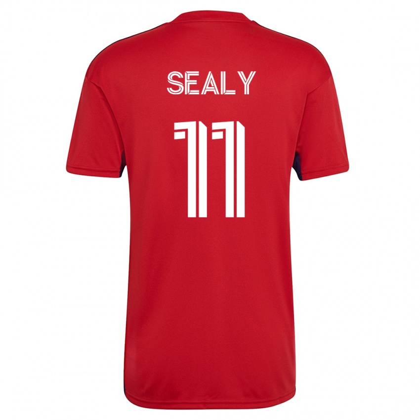 Damen Dante Sealy #11 Rot Heimtrikot Trikot 2023/24 T-Shirt Österreich