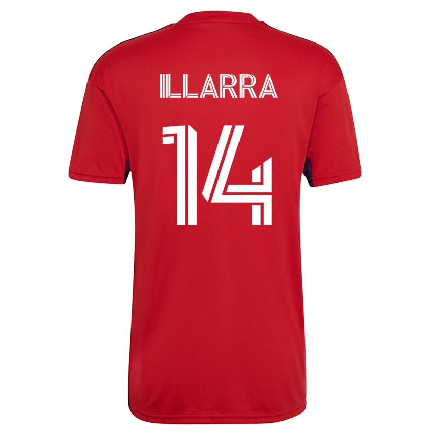 Damen Asier Illarramendi #14 Rot Heimtrikot Trikot 2023/24 T-Shirt Österreich