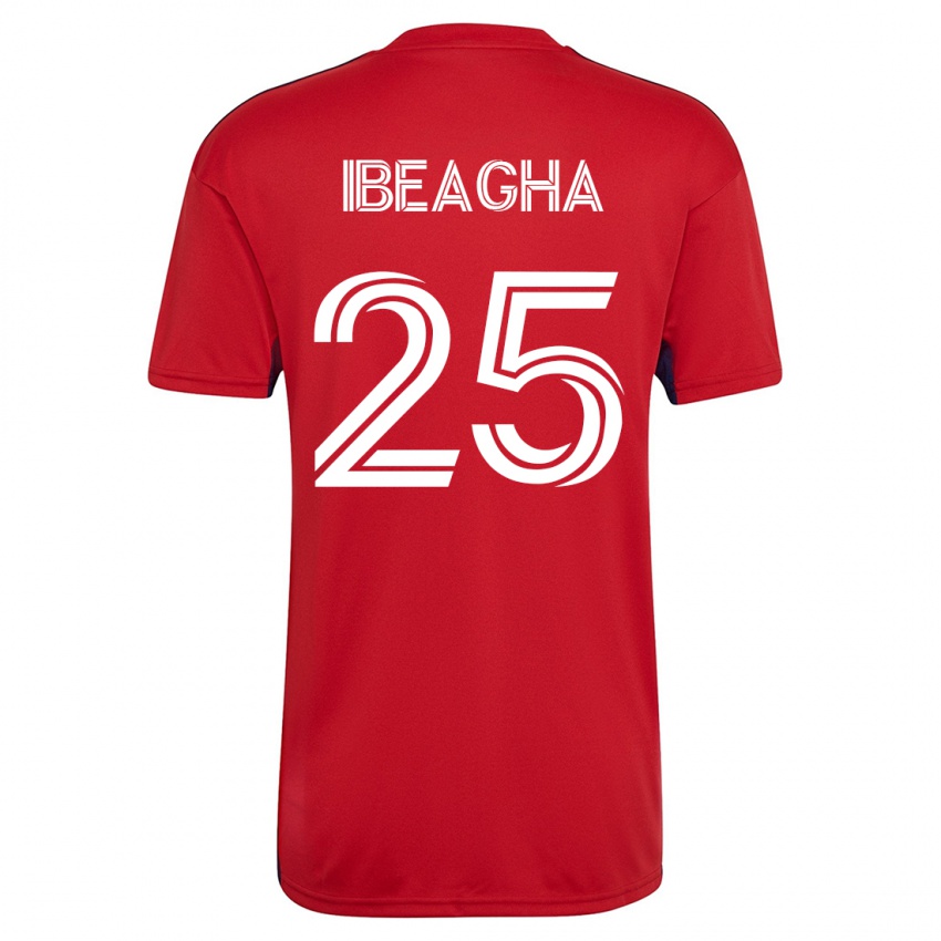Damen Sebastien Ibeagha #25 Rot Heimtrikot Trikot 2023/24 T-Shirt Österreich