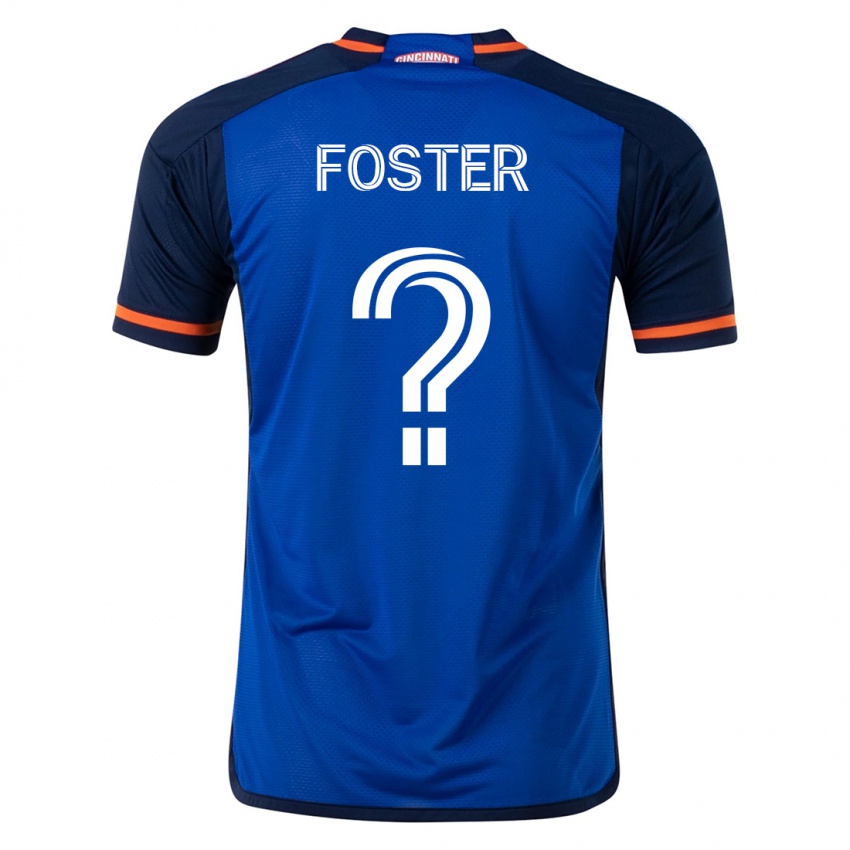 Damen Isaiah Foster #0 Blau Heimtrikot Trikot 2023/24 T-Shirt Österreich