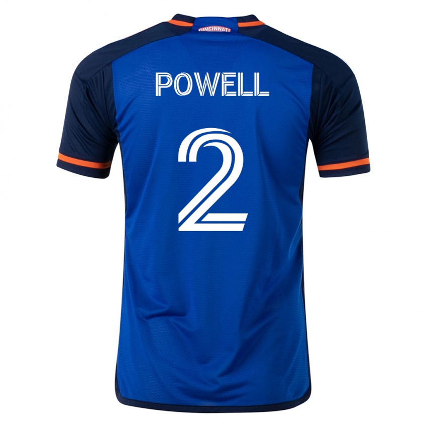 Damen Alvas Powell #2 Blau Heimtrikot Trikot 2023/24 T-Shirt Österreich