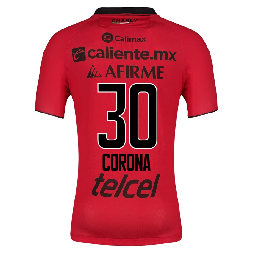 Damen Jesús Corona #30 Rot Heimtrikot Trikot 2023/24 T-Shirt Österreich