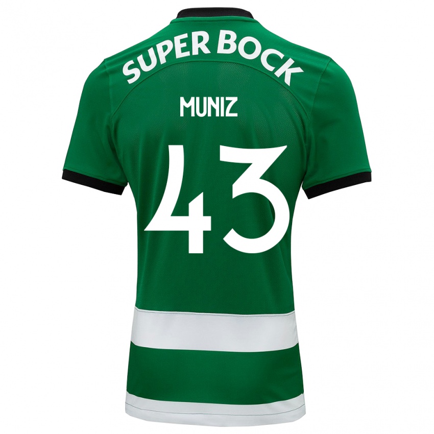 Damen João Muniz #43 Grün Heimtrikot Trikot 2023/24 T-Shirt Österreich