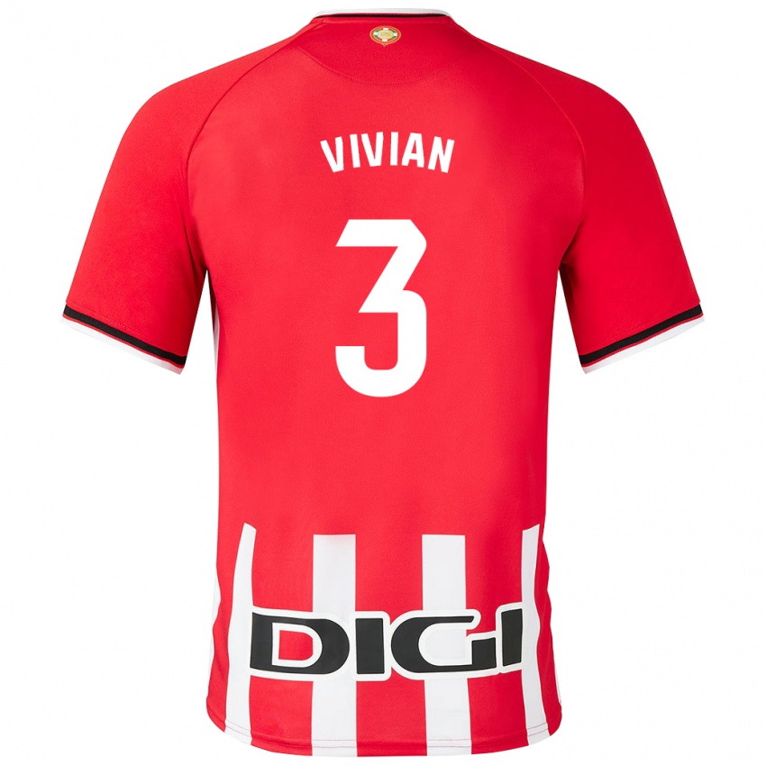 Damen Dani Vivian #3 Rot Heimtrikot Trikot 2023/24 T-Shirt Österreich