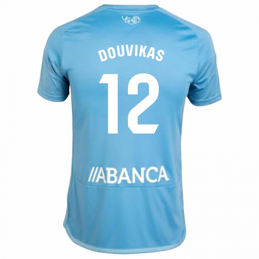 Damen Anastasios Douvikas #12 Blau Heimtrikot Trikot 2023/24 T-Shirt Österreich