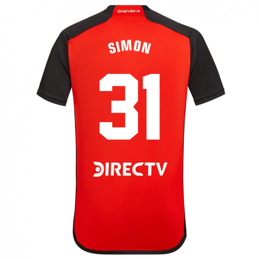 Damen Santiago Simon #31 Rot Auswärtstrikot Trikot 2023/24 T-Shirt Österreich