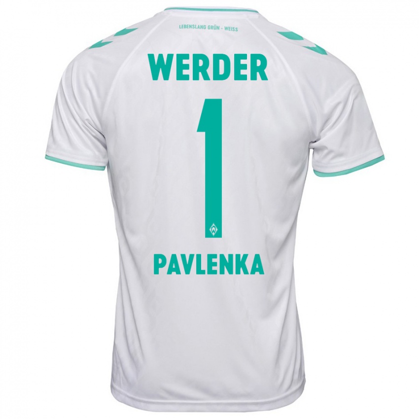 Damen Jiri Pavlenka #1 Weiß Auswärtstrikot Trikot 2023/24 T-Shirt Österreich
