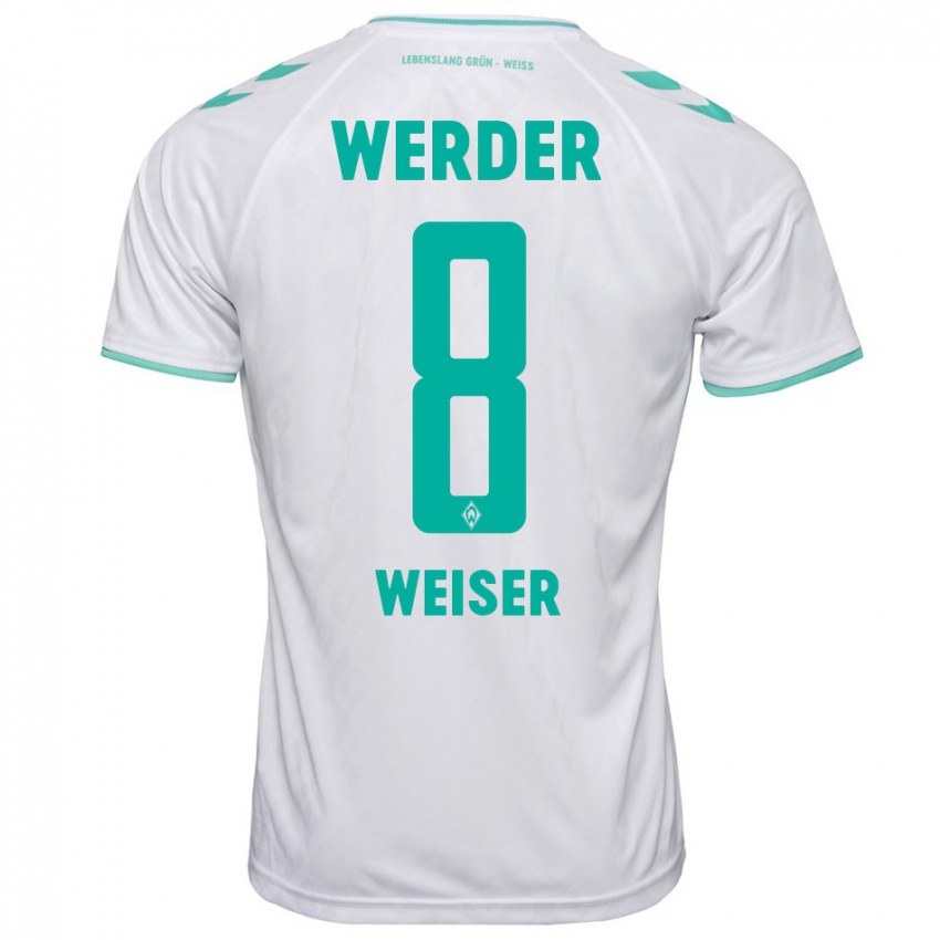 Damen Mitchell Weiser #8 Weiß Auswärtstrikot Trikot 2023/24 T-Shirt Österreich