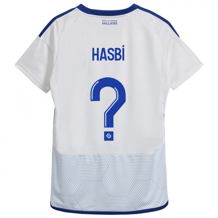 Damen Walid Hasbi #0 Weiß Auswärtstrikot Trikot 2023/24 T-Shirt Österreich