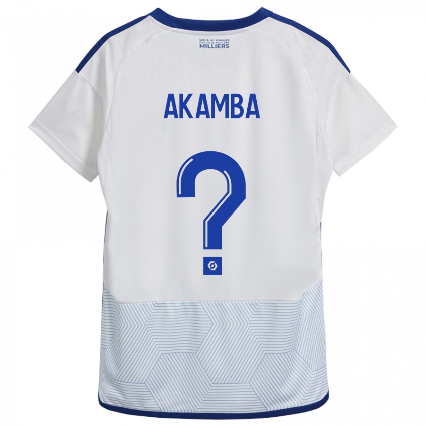 Damen Fred Akamba #0 Weiß Auswärtstrikot Trikot 2023/24 T-Shirt Österreich