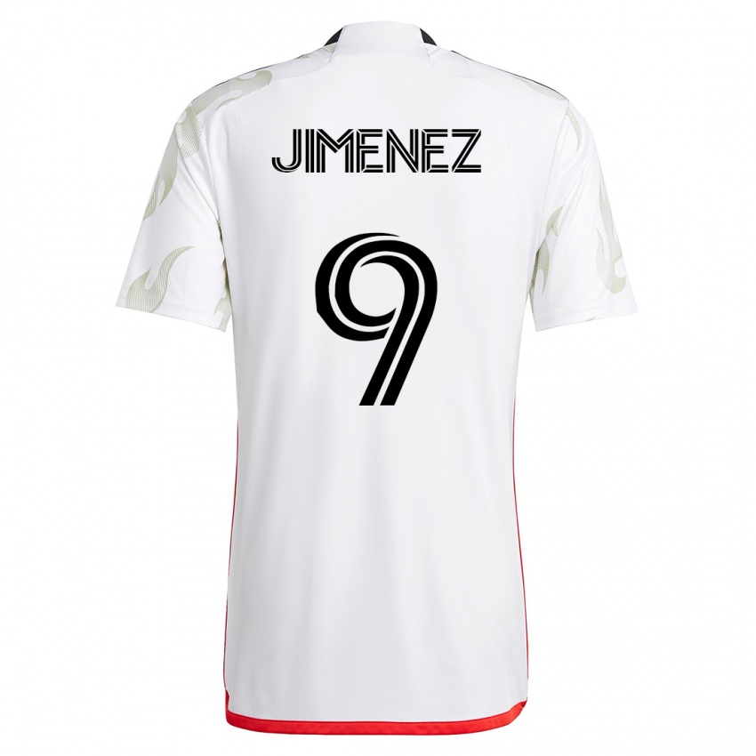 Damen Jesús Jiménez #9 Weiß Auswärtstrikot Trikot 2023/24 T-Shirt Österreich