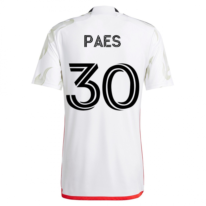 Damen Maarten Paes #30 Weiß Auswärtstrikot Trikot 2023/24 T-Shirt Österreich