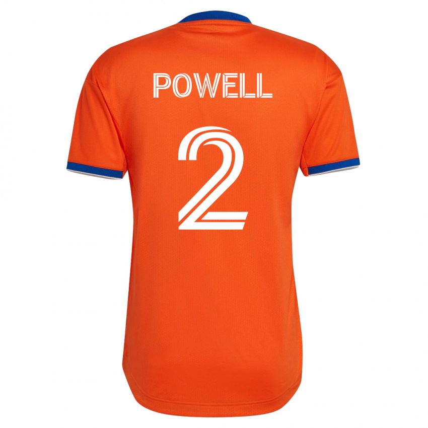 Damen Alvas Powell #2 Weiß Auswärtstrikot Trikot 2023/24 T-Shirt Österreich