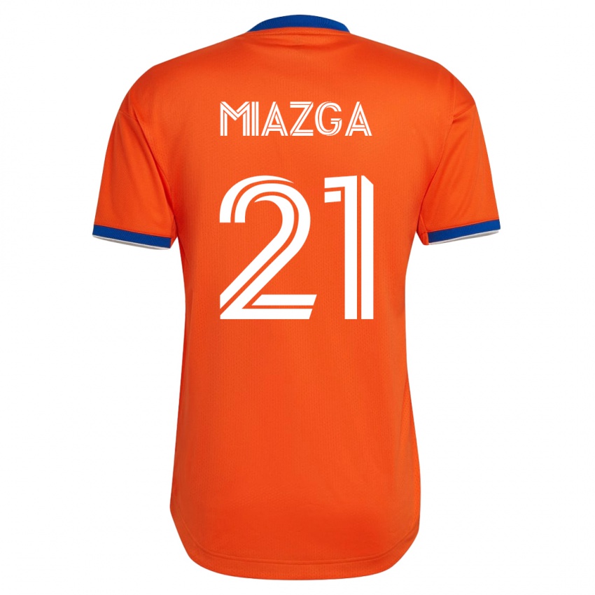 Damen Matt Miazga #21 Weiß Auswärtstrikot Trikot 2023/24 T-Shirt Österreich