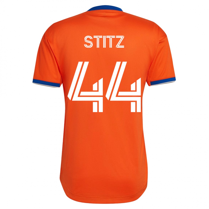 Damen Ben Stitz #44 Weiß Auswärtstrikot Trikot 2023/24 T-Shirt Österreich